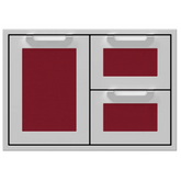 Hestan 30-Inch Double Drawer and Storage Door Combination - AGSDR30-SS